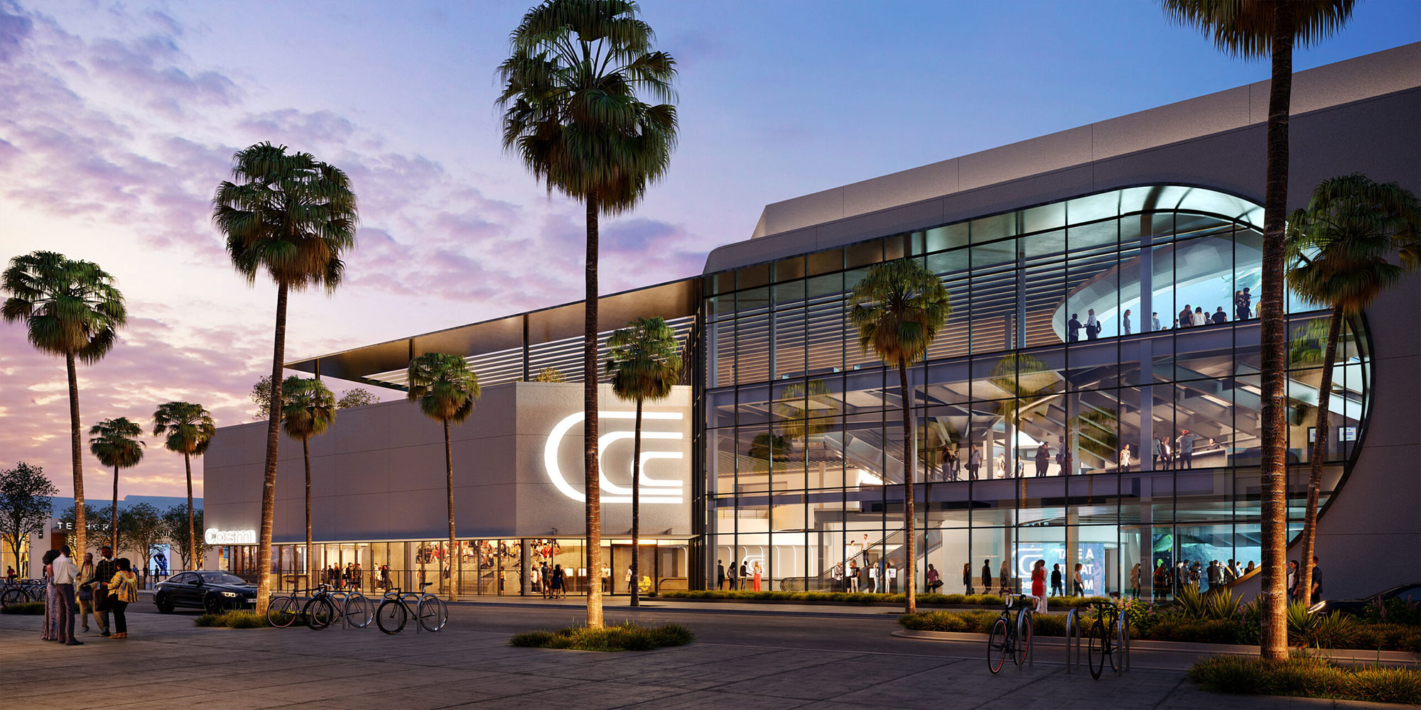 Azurelite glazing at COSM Hollywood Park