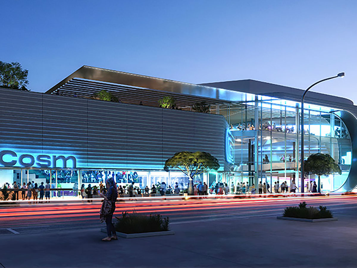 Azurelite glazing at COSM Hollywood Park